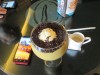 avocado coffee with ice cream & chocolate!